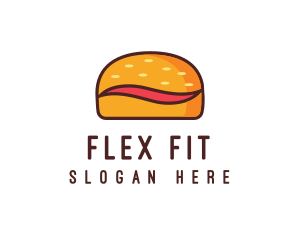 Tilde Hamburger Bun logo design