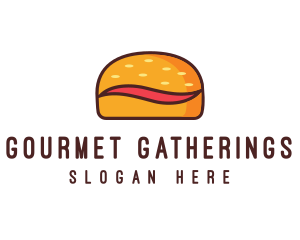 Tilde Hamburger Bun logo design