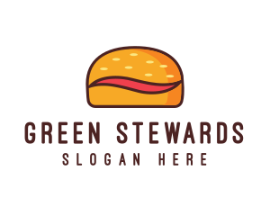 Tilde Hamburger Bun logo design