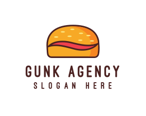 Tilde Hamburger Bun logo design