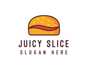 Tilde Hamburger Bun logo design