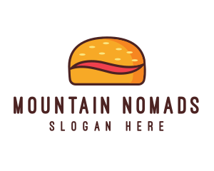 Tilde Hamburger Bun logo design