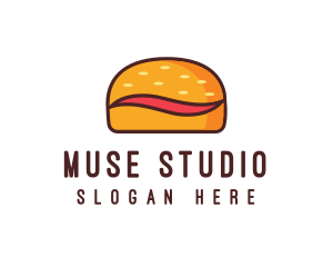 Tilde Hamburger Bun logo design