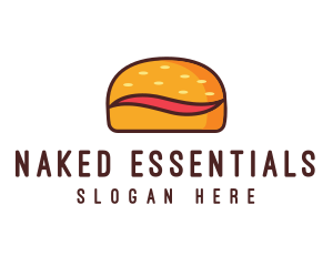 Tilde Hamburger Bun logo design