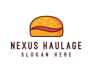 Tilde Hamburger Bun logo design