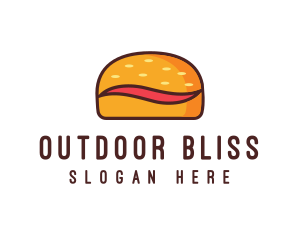 Tilde Hamburger Bun logo design