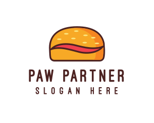 Tilde Hamburger Bun logo design