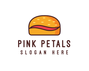 Tilde Hamburger Bun logo design