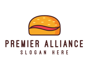 Tilde Hamburger Bun logo design