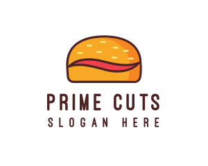 Tilde Hamburger Bun logo design