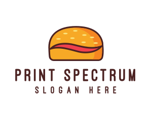 Tilde Hamburger Bun logo design