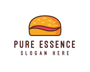 Tilde Hamburger Bun logo design