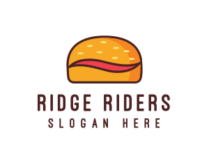 Tilde Hamburger Bun logo design