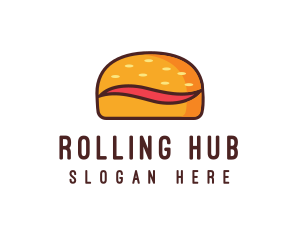 Tilde Hamburger Bun logo design