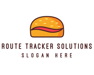 Tilde Hamburger Bun logo design