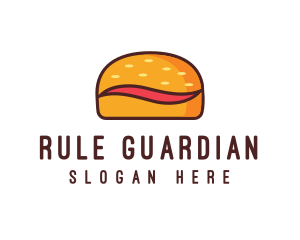 Tilde Hamburger Bun logo design