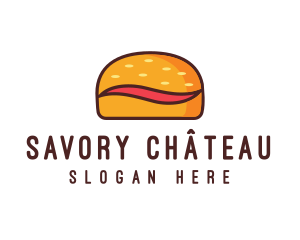 Tilde Hamburger Bun logo design