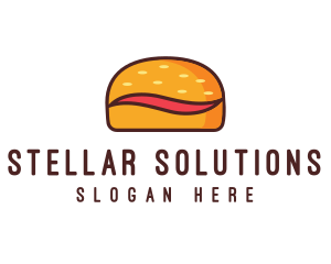 Tilde Hamburger Bun logo design