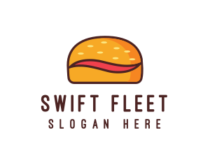 Tilde Hamburger Bun logo design