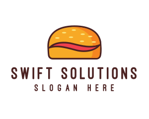 Tilde Hamburger Bun logo design