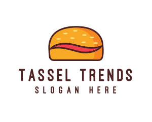 Tilde Hamburger Bun logo design