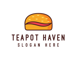 Tilde Hamburger Bun logo design