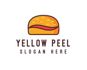 Tilde Hamburger Bun logo design