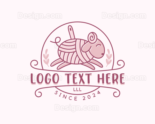 Crochet Sheep Yarn Logo