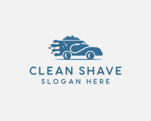 Bubble Wash Car Cleaning logo design