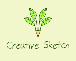 Pencil Plant Seedling logo