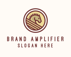 Medieval Horse Buckler logo design