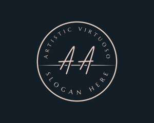 Hipster Beauty Apparel Brand logo design