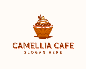 Cupcake Dessert Cafe logo design