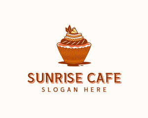 Cupcake Dessert Cafe logo design