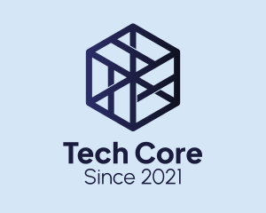 Digital Tech Cube  logo design