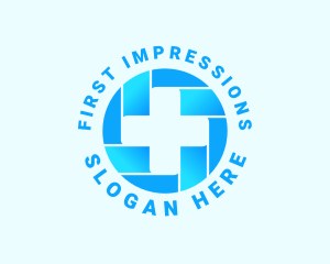 Medical Cross Pharmacy logo design