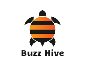 Bee Stripes Turtle logo