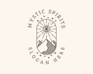 Mystic Mountain Eye logo design