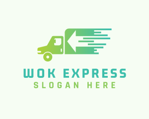 Express Truck Shipping logo design