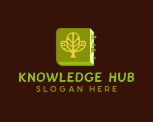 Educational Book Tree logo design