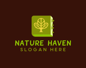 Nature Book Tree logo design