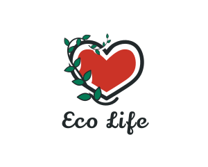 Heart Vine Gardening logo design