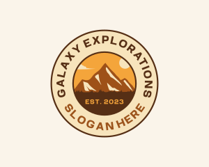 Mountain Travel Explore logo design