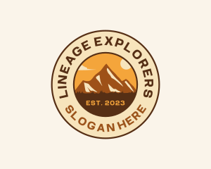 Mountain Travel Explore logo design