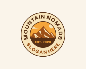 Mountain Travel Explore logo design