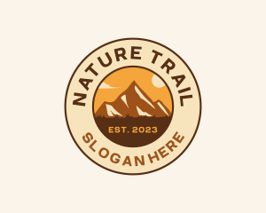 Mountain Travel Explore logo design