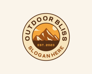 Mountain Travel Explore logo design