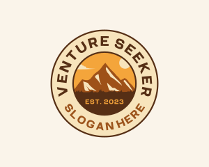 Mountain Travel Explore logo design