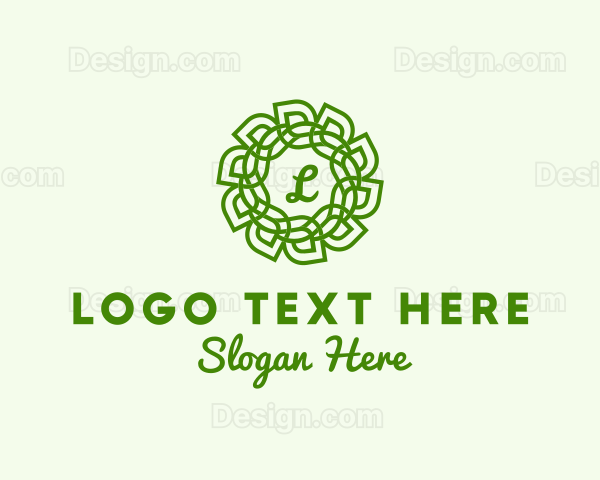 Biotech Leaf Flower Logo