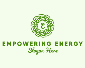 Biotech Leaf Flower logo design